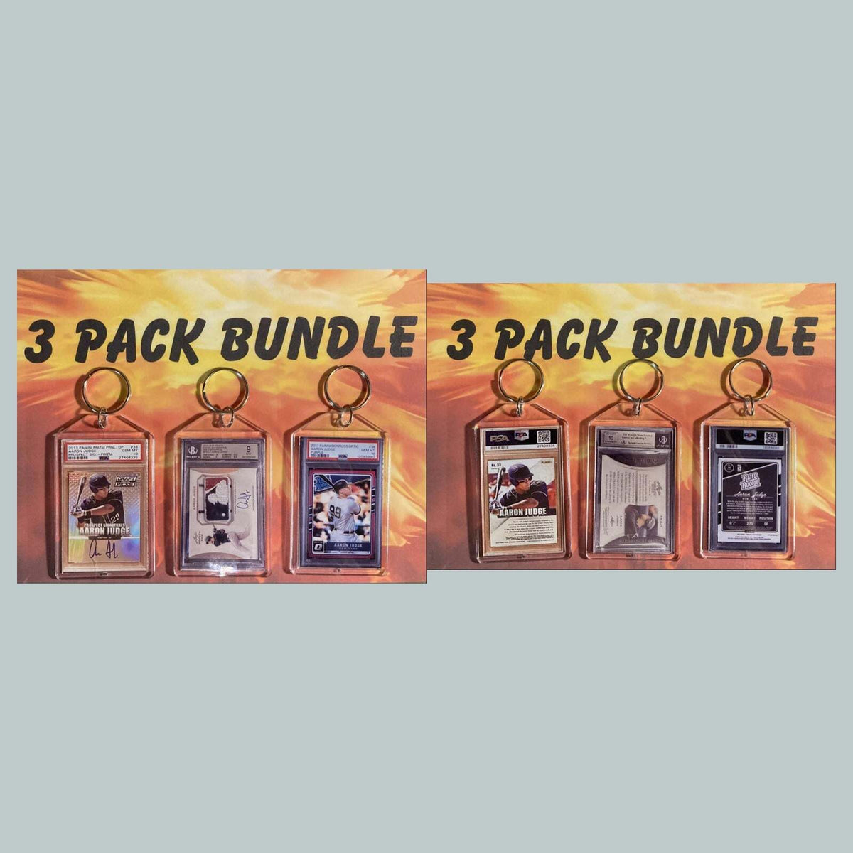 3588B Aaron Judge 3 Pack Bundle-Custom Hand Made Keychains