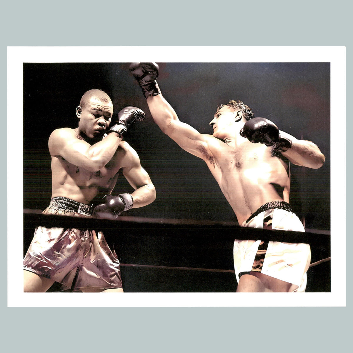 0066 P -8X10 Rocky Marciano and Joe Lewis Glossy Photo Fast Shipping