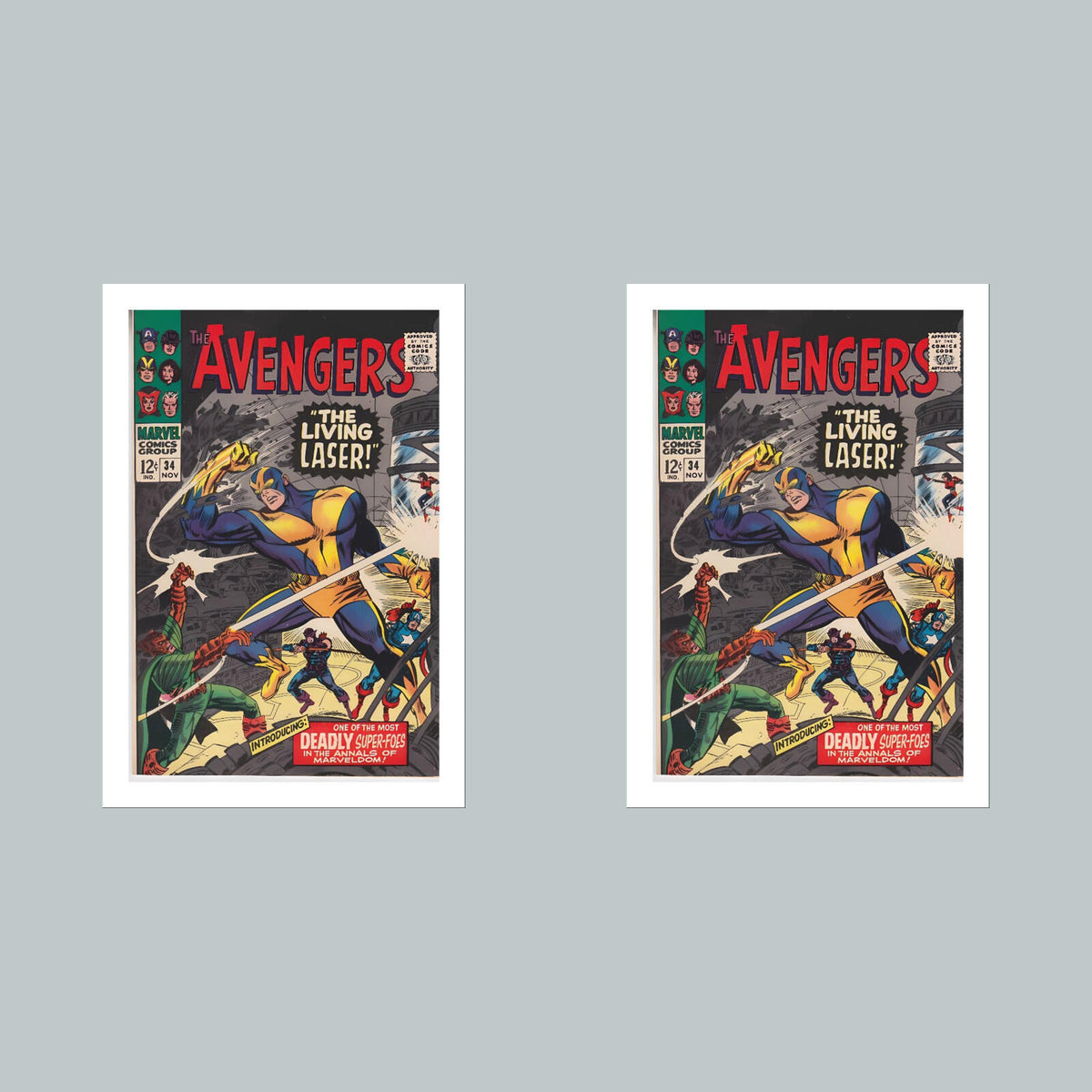 1900 Avengers 8x10 Glossy Photo Comic Book Cover Fast-Secure Shipping