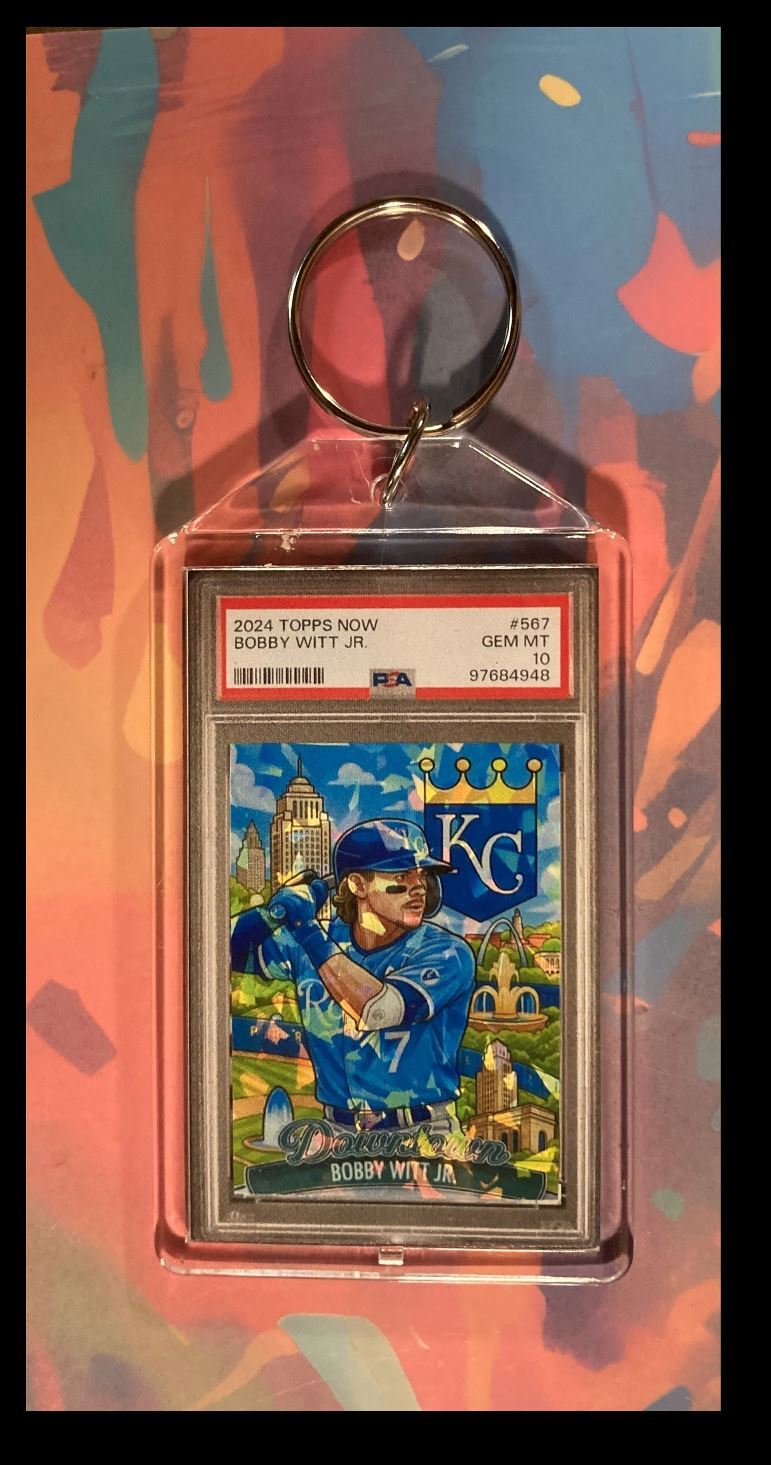 3036 Bobby Witt Jr Fantasy Mockup Keychain - Makes A Great Gift
