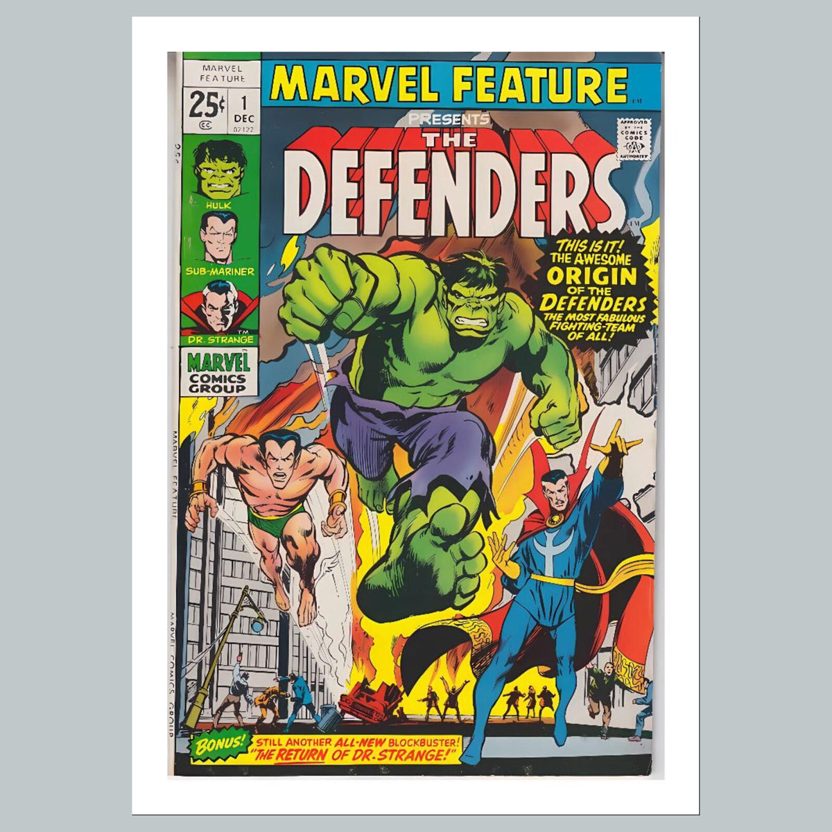 2193 Defenders 8x10 Glossy Photo Comic Book Cover Fast-Secure Shipping