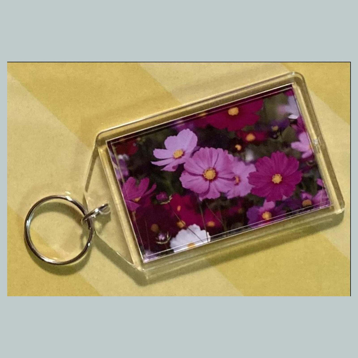 3680 Cosmos Acrylic Keychain | Floral Keychain | Flower Lover Gift