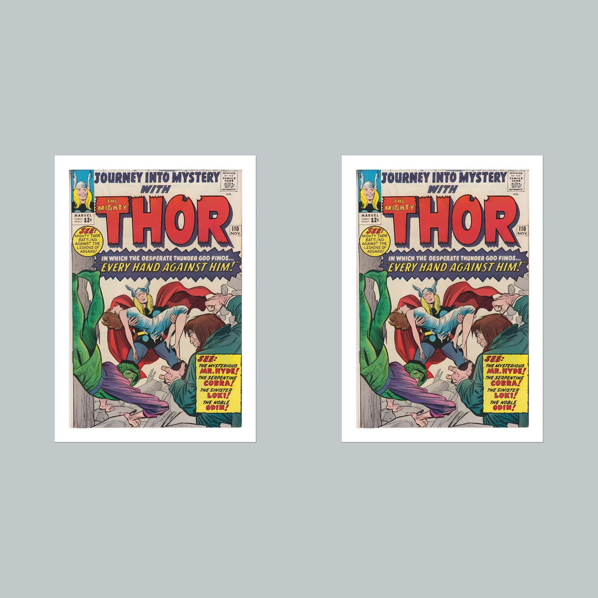 2092 Thor 8x10 Glossy Photo Comic Book Cover Fast-Secure Shipping