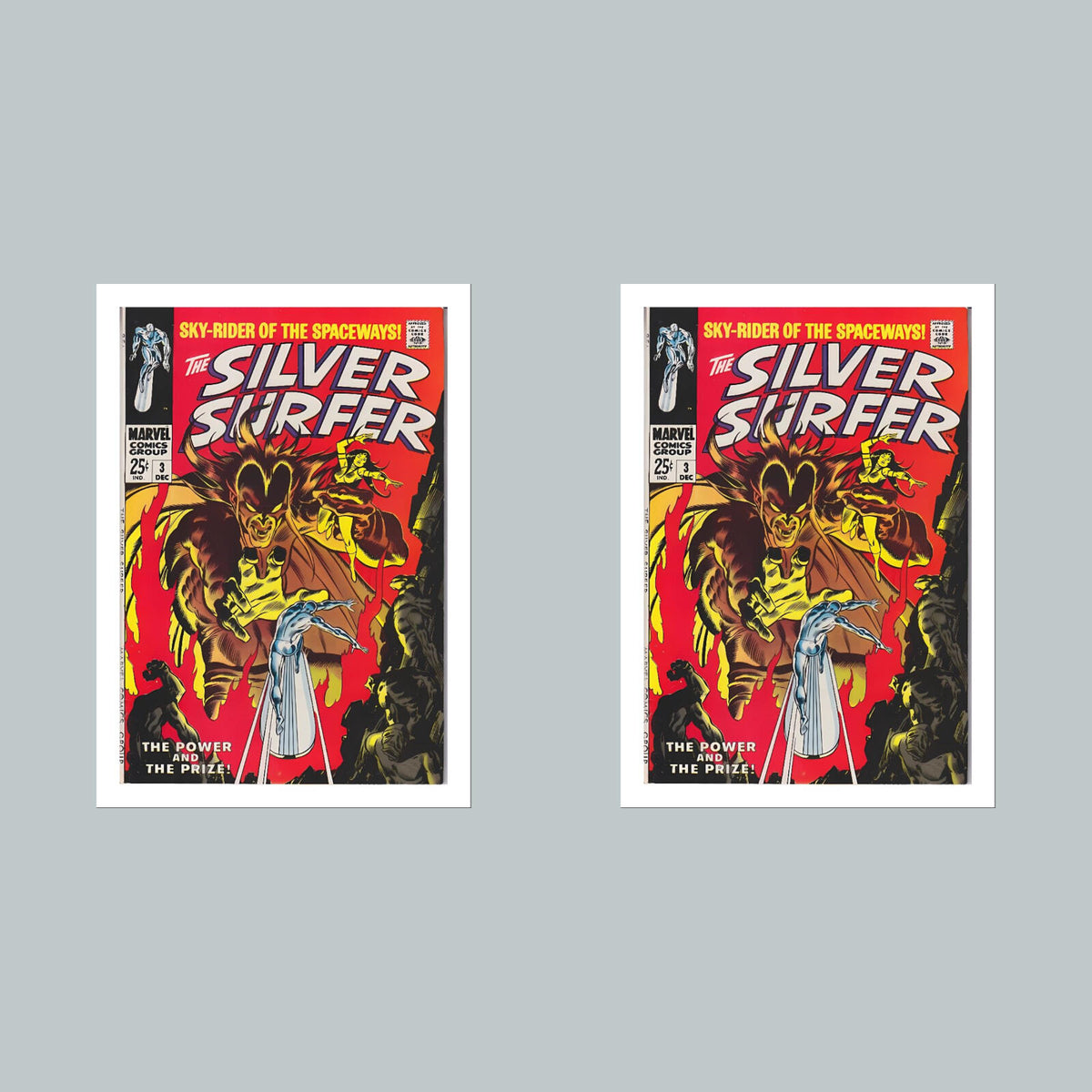 2398 Silver Surfer 8x10 Glossy Photo Comic Book Cover Fast-Secure Shipping