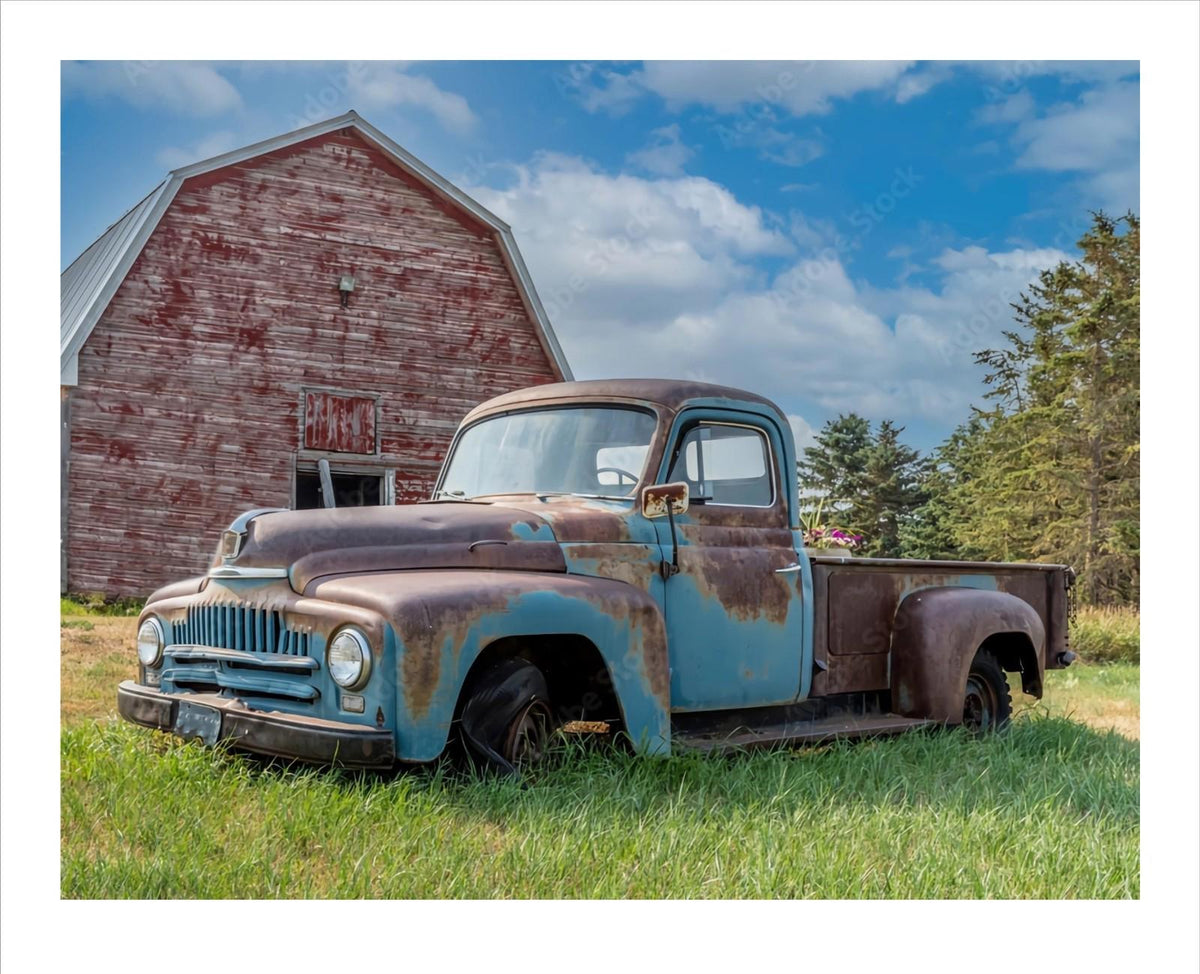0929 P -1951 International Harvester L-Series 8x10 Glossy Photo - Faste Ship MS