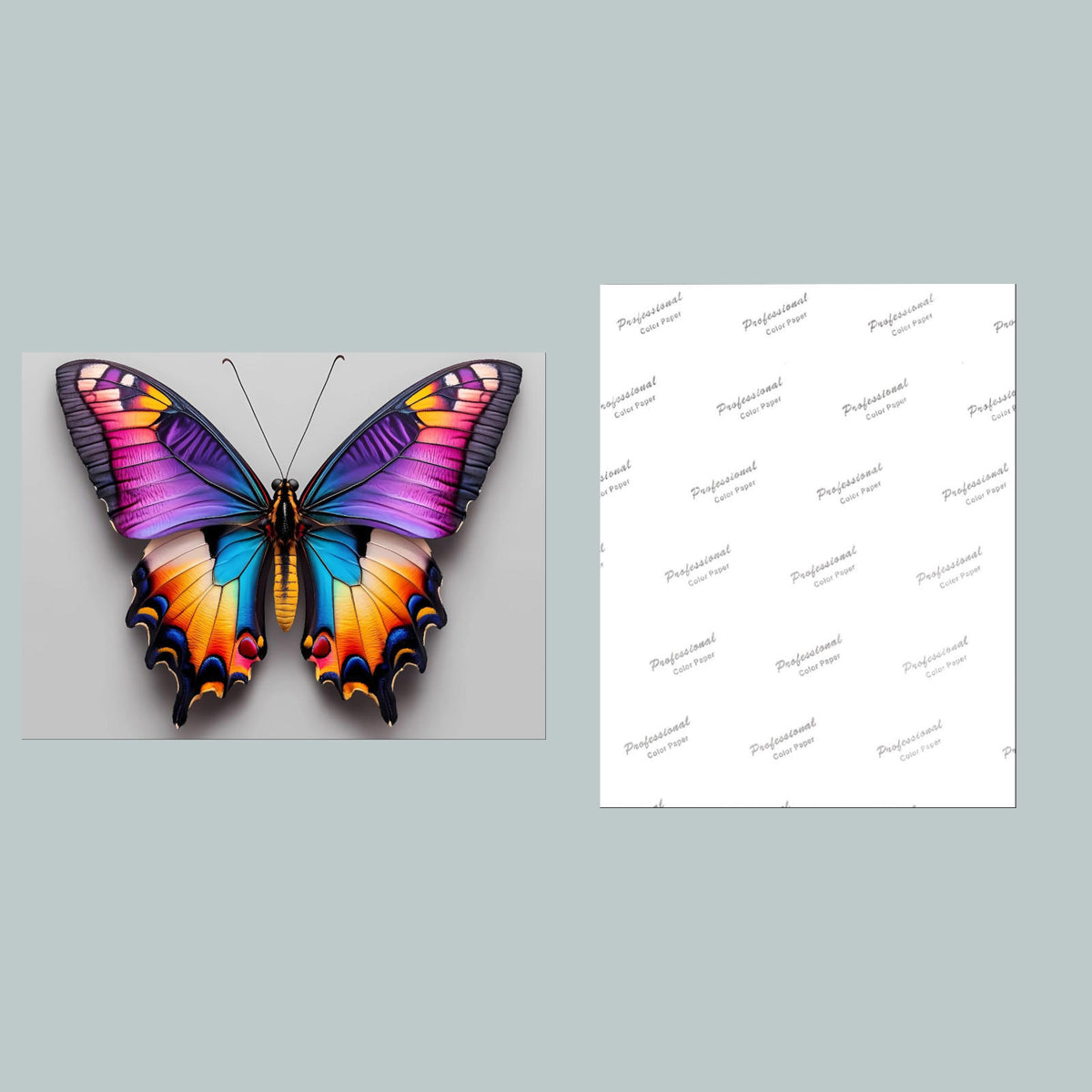 1280 Purple Butterfly 8x10 Glossy Photo - Fast Shipping MS