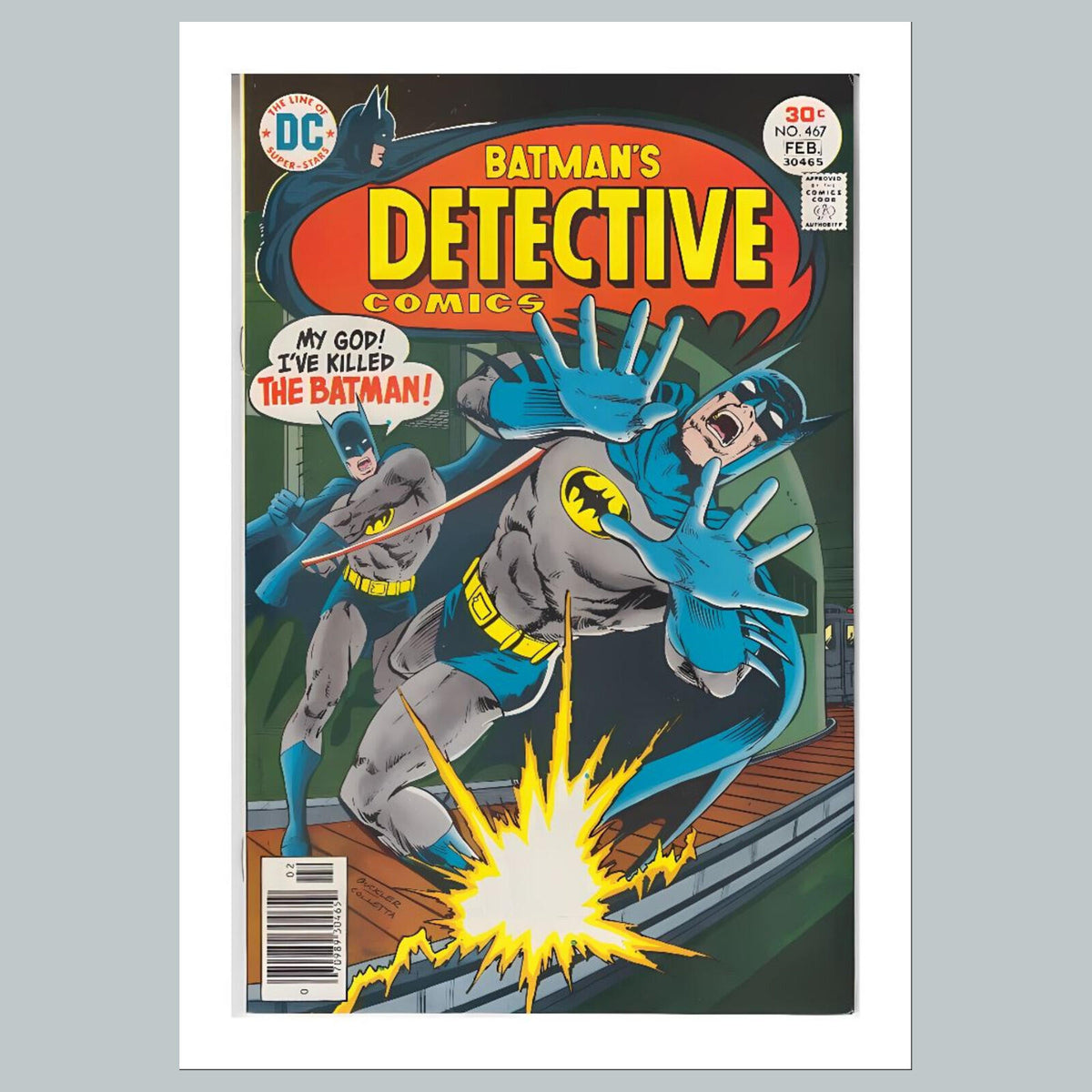 2003 Batmans Detective 8x10 Glossy Photo Comic Book Cover Fast-Secure Shipping