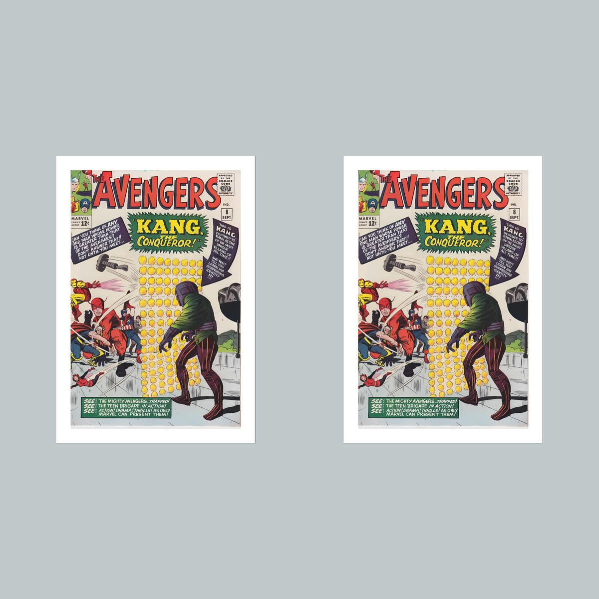 1834 The Avengers 8x10 Glossy Photo Comic Book Cover Fast-Secure Shipping