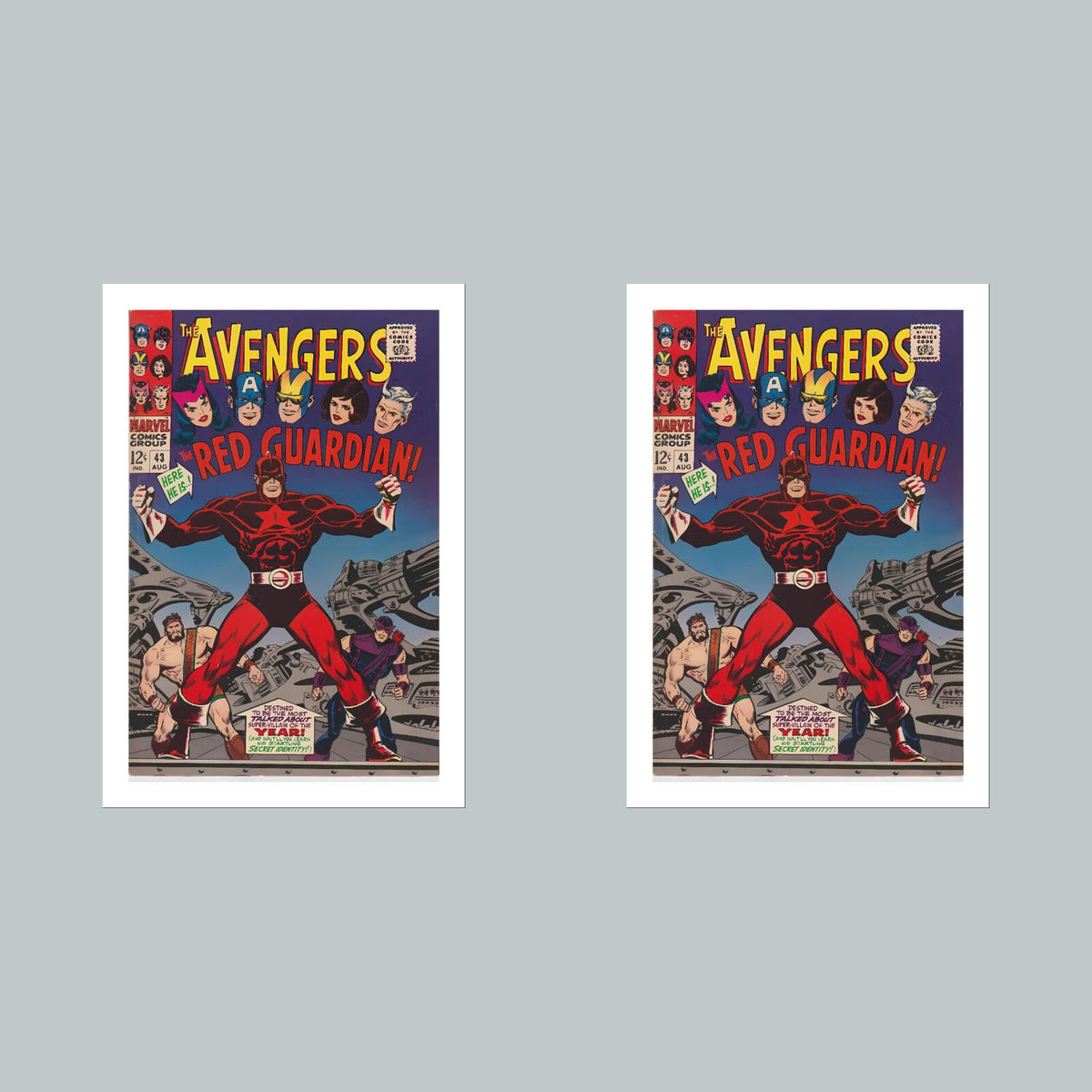 1858 Avengers 8x10 Glossy Photo Comic Book Cover Fast-Secure Shipping