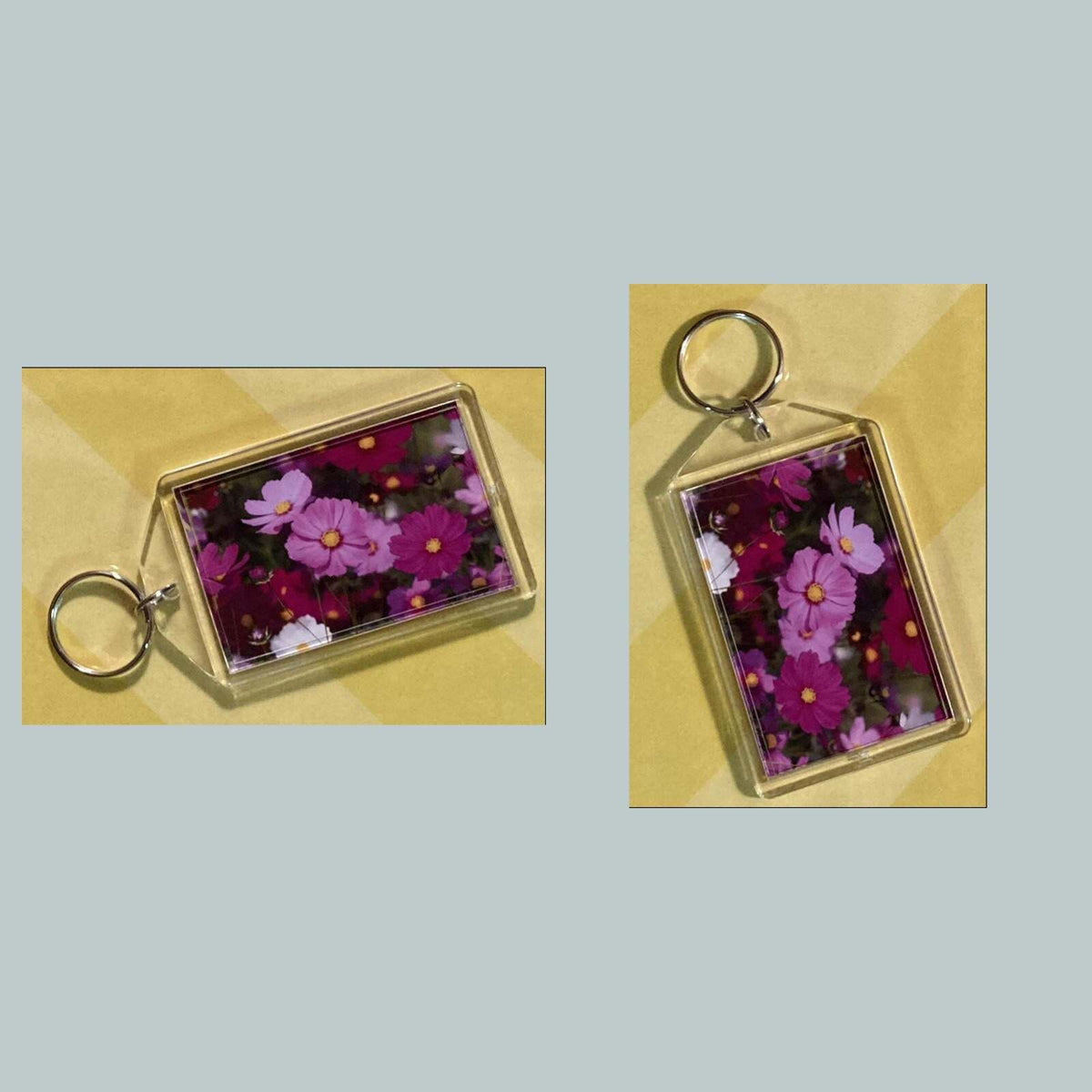3680 Cosmos Acrylic Keychain | Floral Keychain | Flower Lover Gift