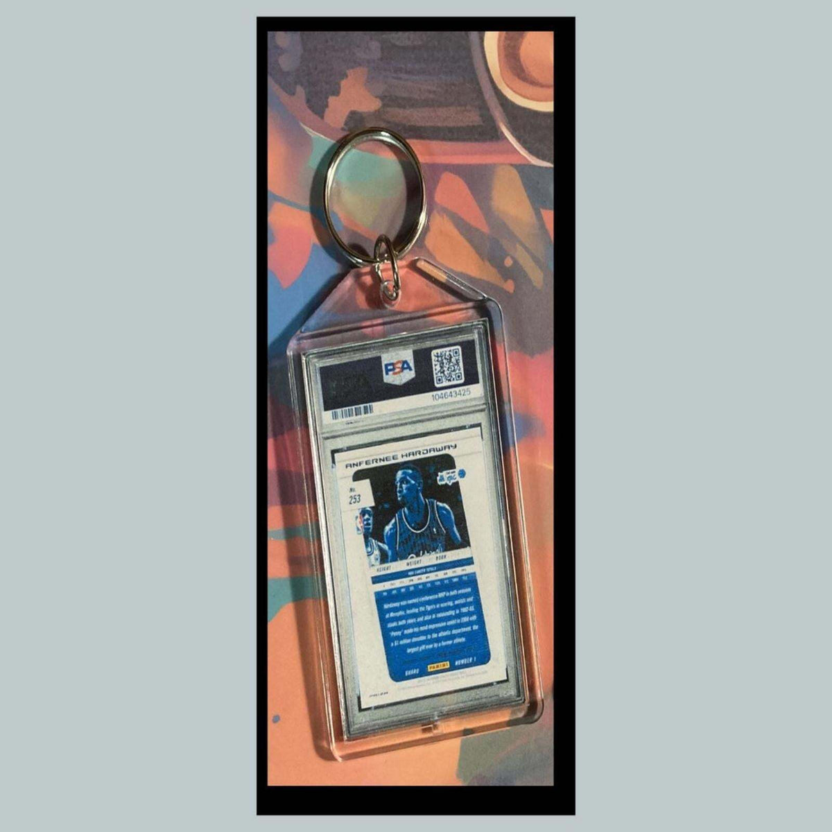 3414 Penny Hardaway 2013 Panini Prizm Green Custom Hand Made Novelty Keychain