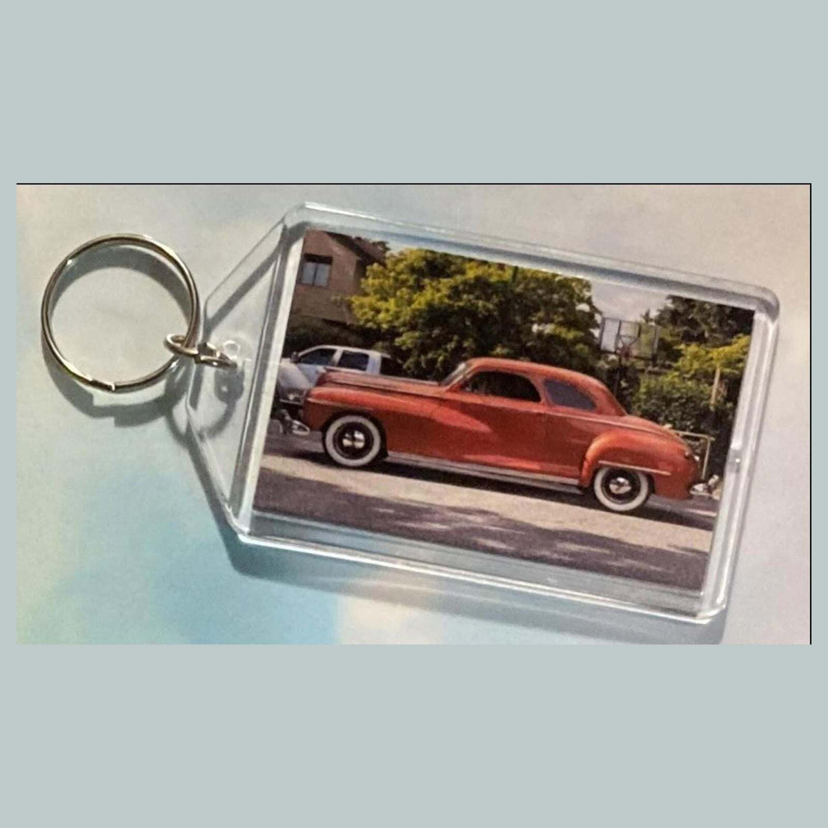 3571 1946 Dodge D24 Club Coupe Acrylic Keychain | Vintage Automobile Keychain