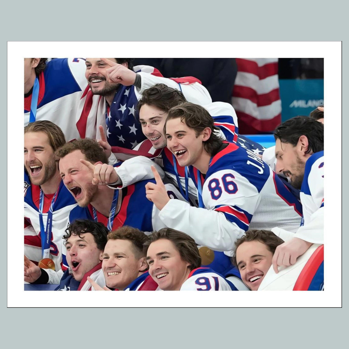 1412 2026 Olympics Gold Medal Winners Fast-Secure Shipping 8x10 Glossy Photo MS