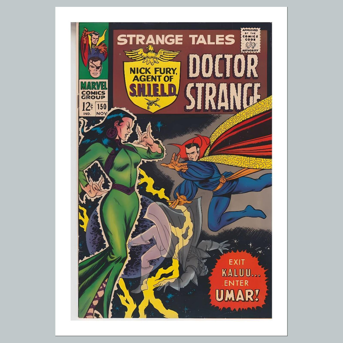 2493 Strange Tales 8x10 Glossy Photo Comic Book CoverFast-Secure Shipping