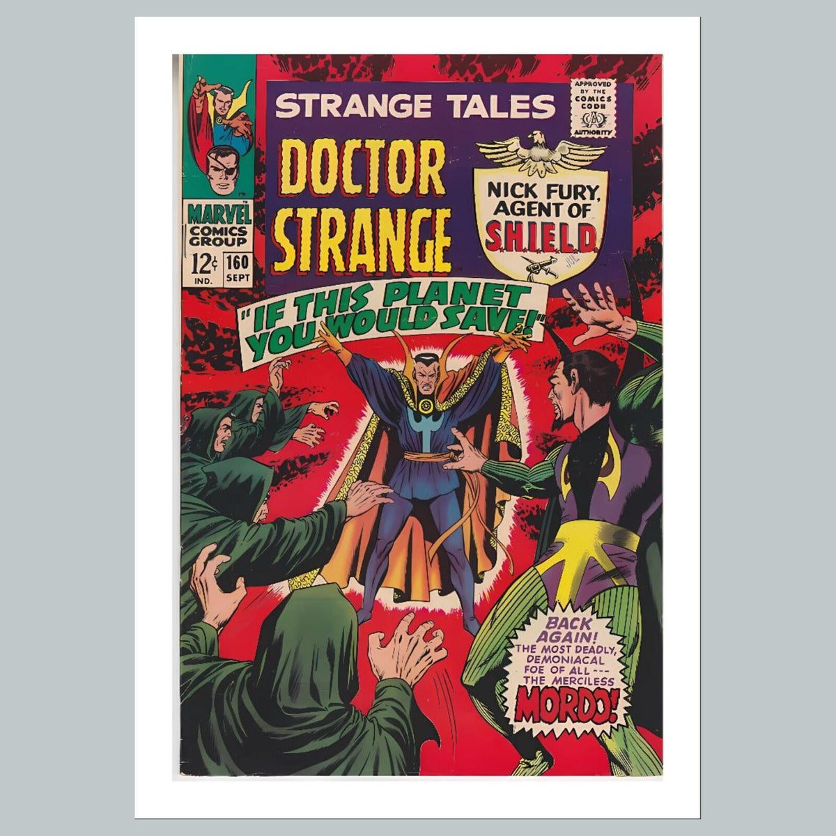 2551 Strange Tales 8x10 Glossy Photo Comic Book CoverFast-Secure Shipping