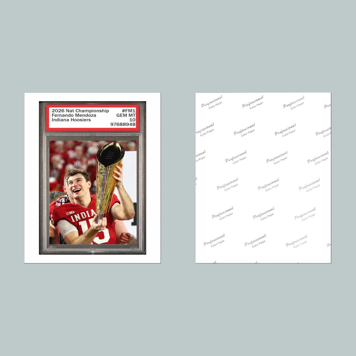 1097 P-8X10 Fernando Mendoza Mockup 8x10 Glossy Photo - Fast-Secure Shipping FBL