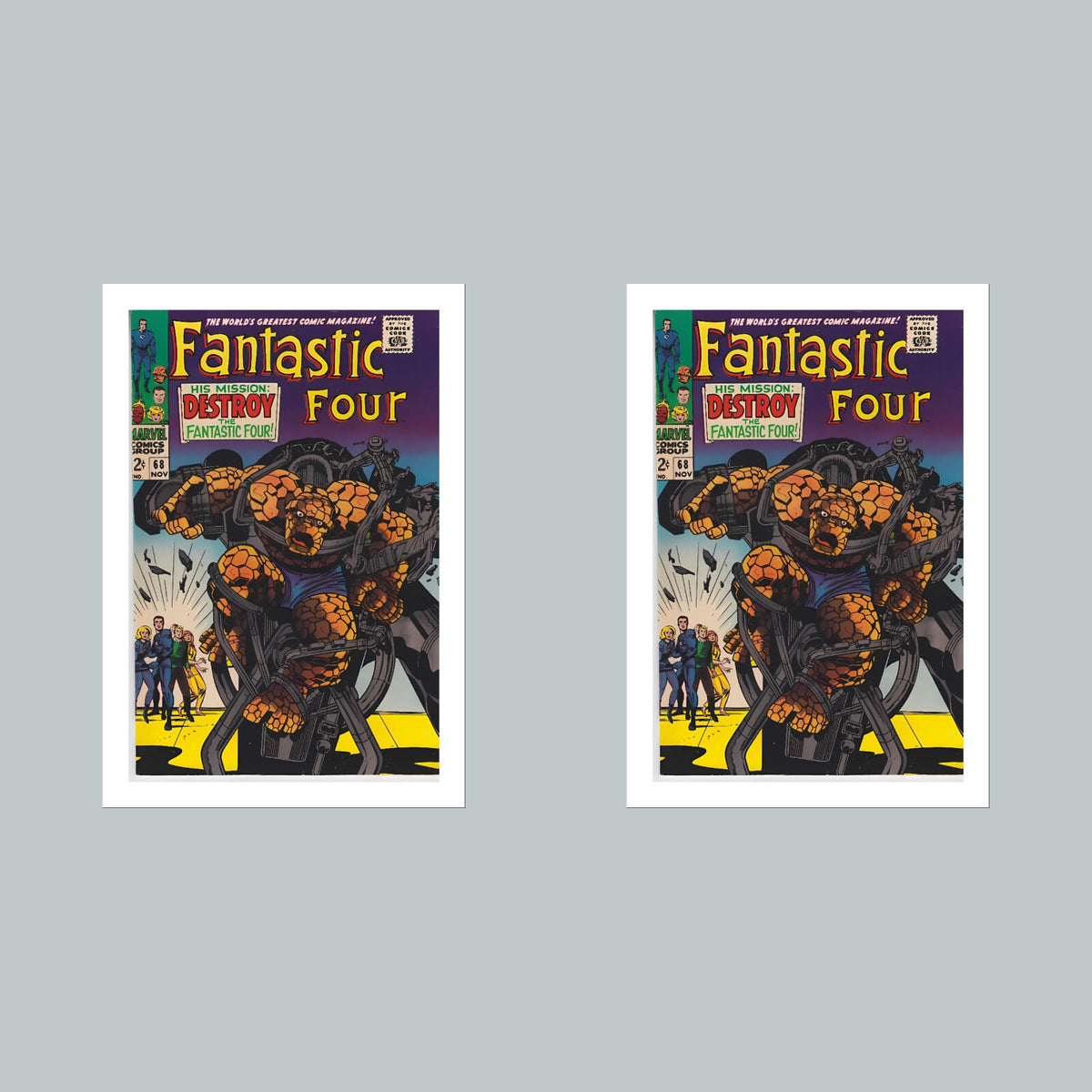 2125 Fantastic Four 8x10 Glossy Photo Comic Book Cover Fast-Secure Shipping