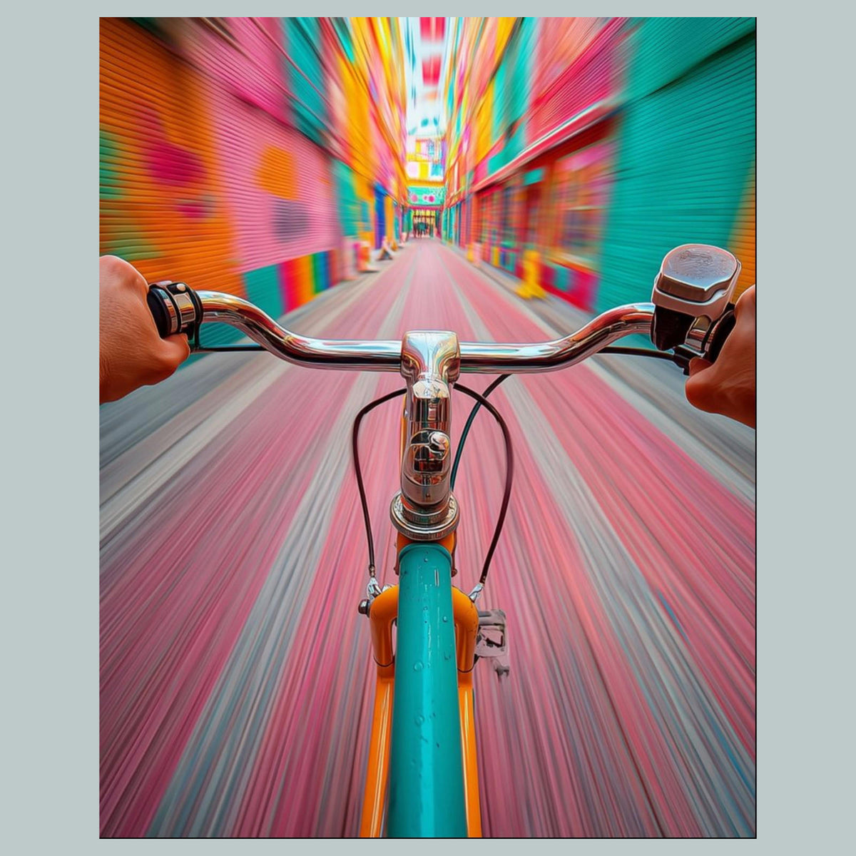 0871 8x10 Glossy Photo Hyper Realistic Bike - Fast-Secure Shipping MS