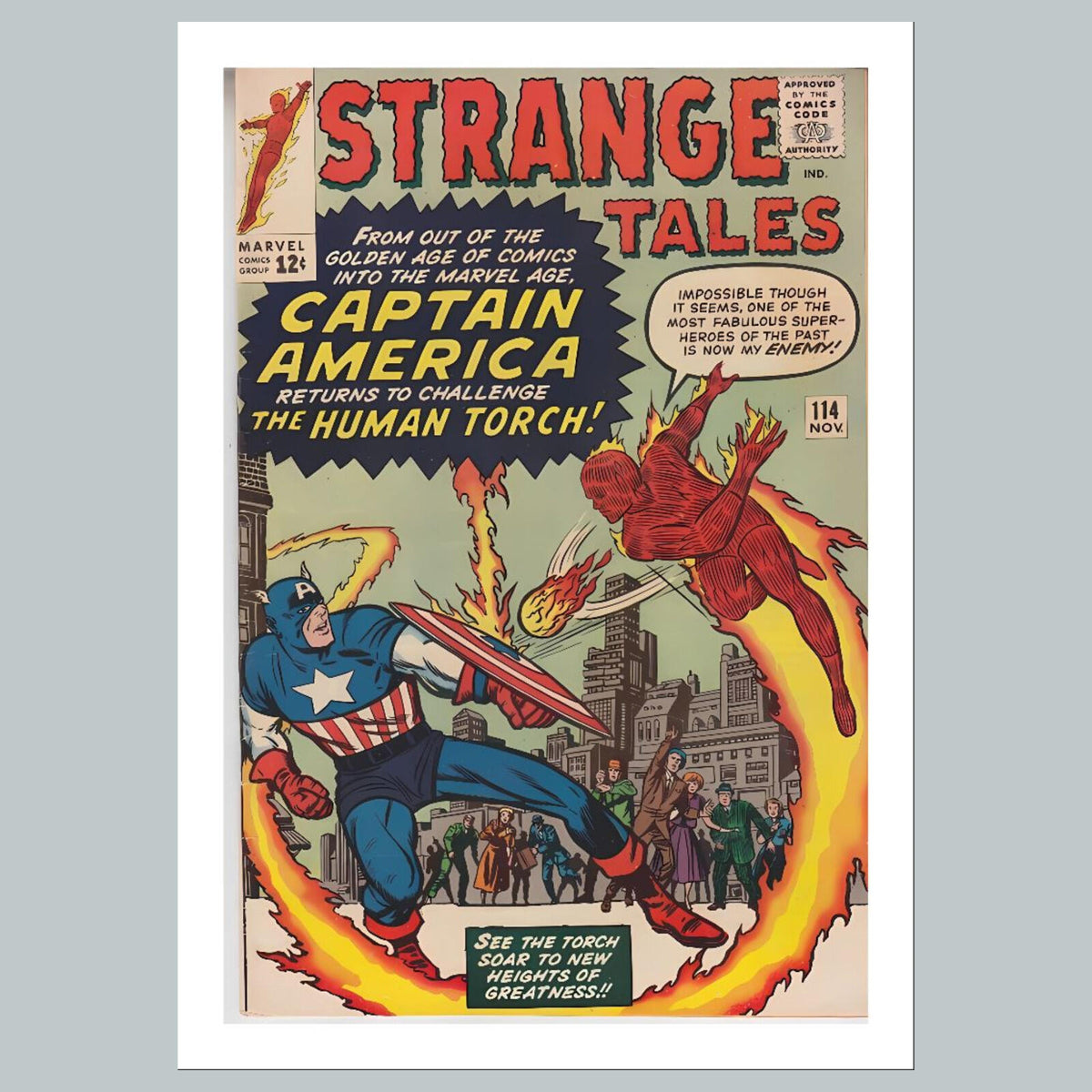 2407 Strange Tales 8x10 Glossy Photo Comic Book Cover Fast-Secure Shipping