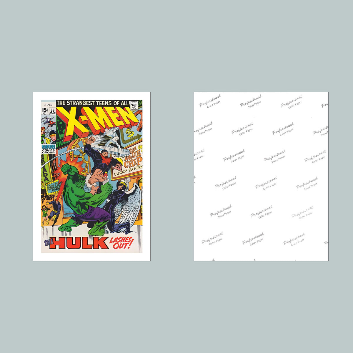 1598 X-Men March 1970 8x10 Glossy Photo Comic Book Cover