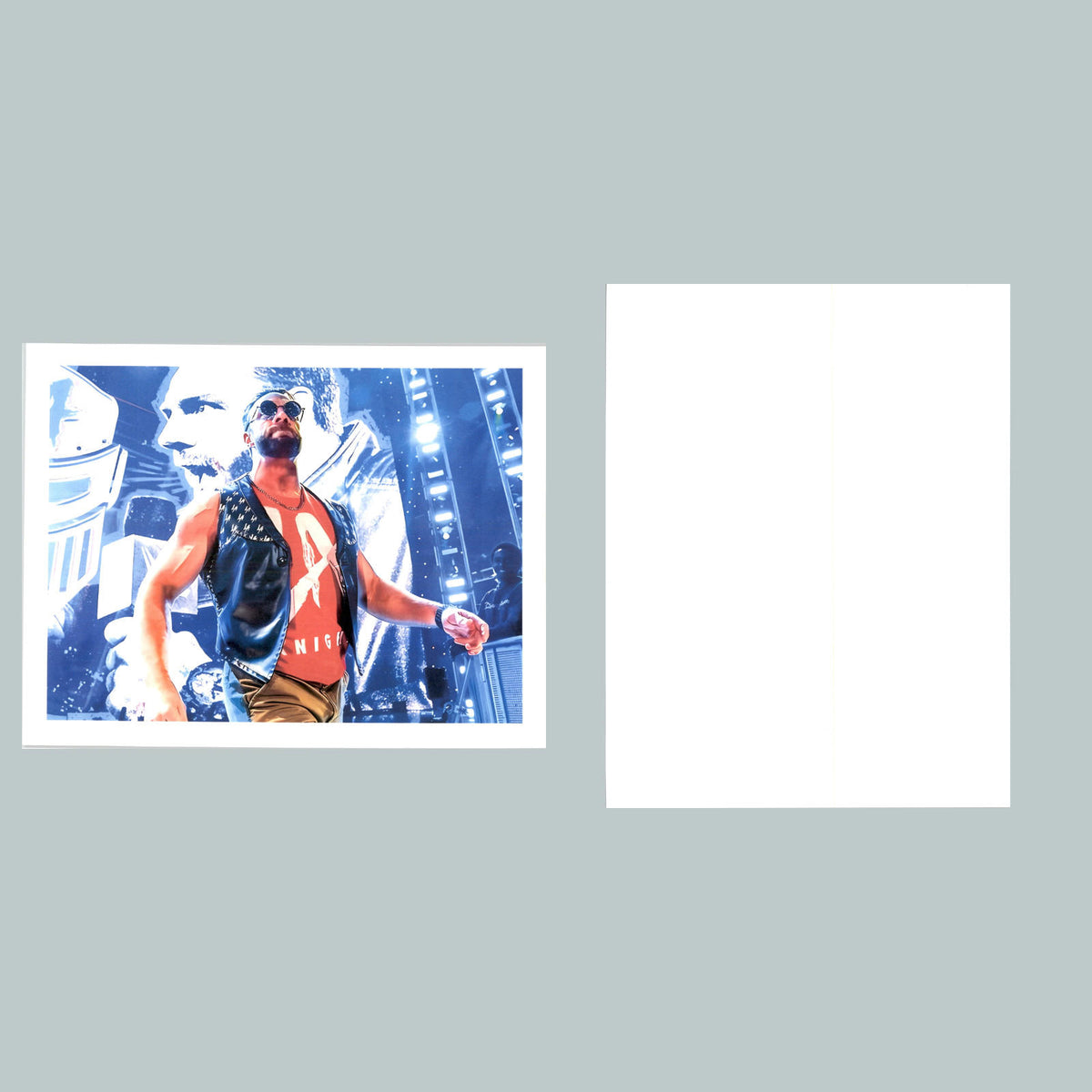 0084P 8X10 LA Knight Going to Ring Glossy Photo Fast-Secure Ship