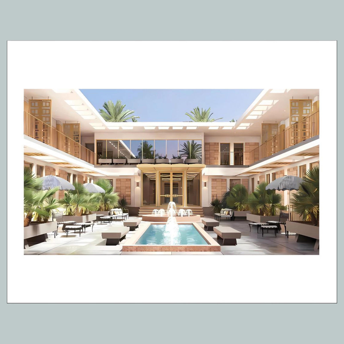 1479 PS Airport Settings 8x10 Glossy Photo MS