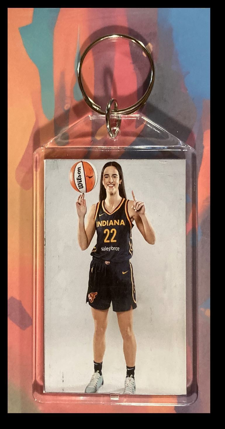 3316 Caitlin Clark Custom Hand Made Keychain - Makes A Great Gift