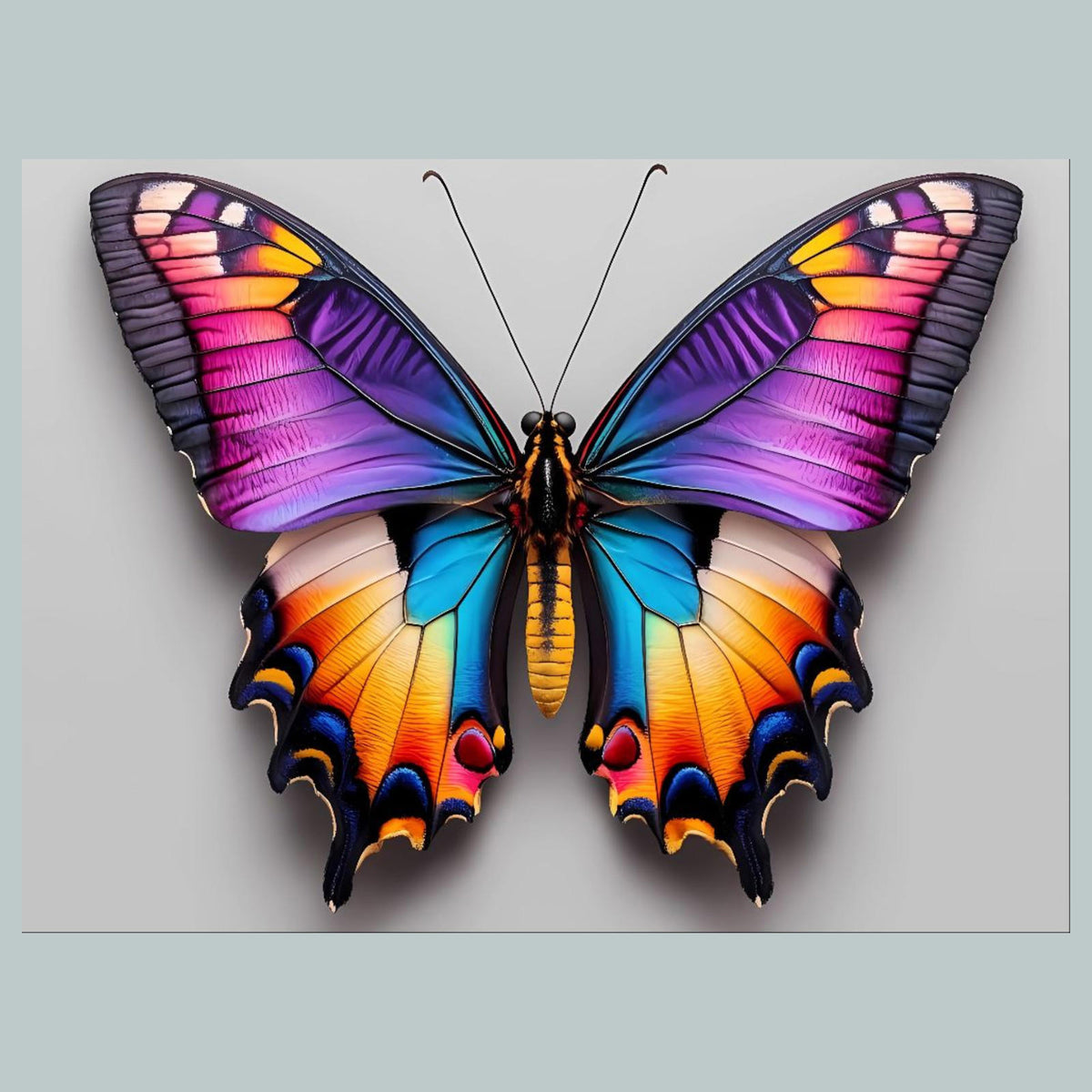 1280 Purple Butterfly 8x10 Glossy Photo - Fast Shipping MS
