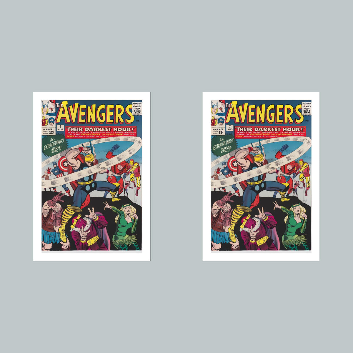 1869 Avengers 8x10 Glossy Photo Comic Book Cover Fast-Secure Shipping