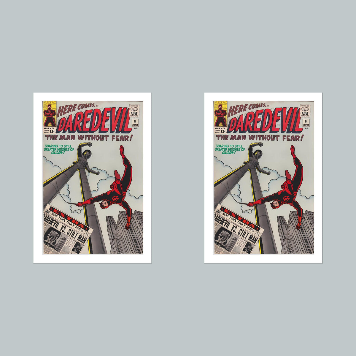 1874 Daredevil 8x10 Glossy Photo Comic Book Cover Fast-Secure Shipping