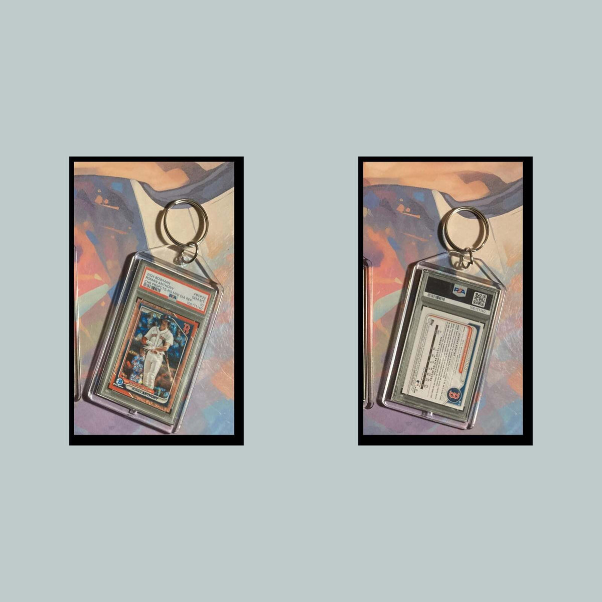 3482 Roman Anthony Chrome Black Auto Custom Hand Made Keychain A Great Gift