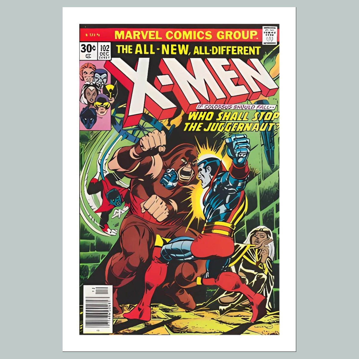 1602 X-Men December 1976 8x10 Glossy Photo Comic Book Cover