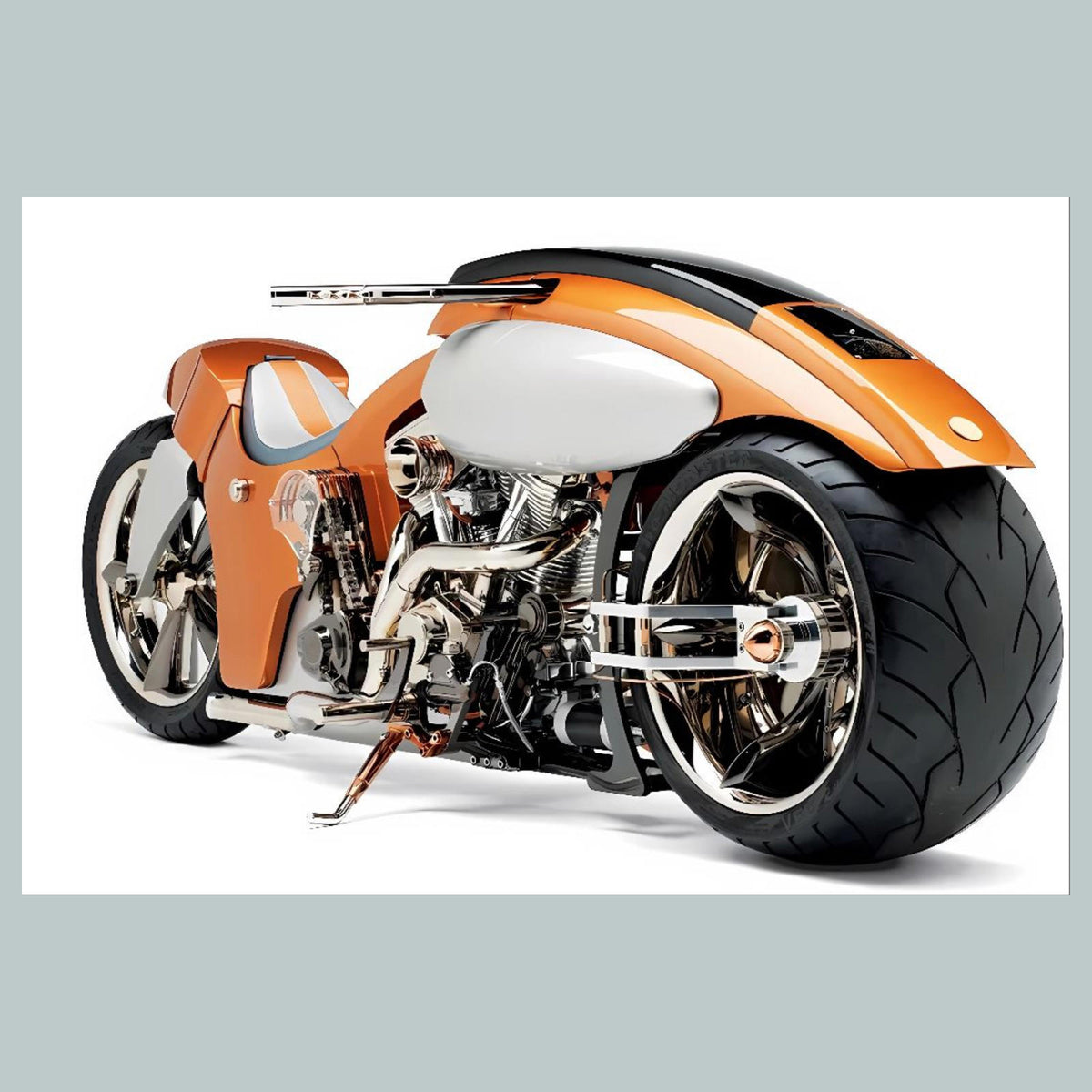 1449 Quantum-Leap-Motorcycle-2 8x10 Glossy Photo MS