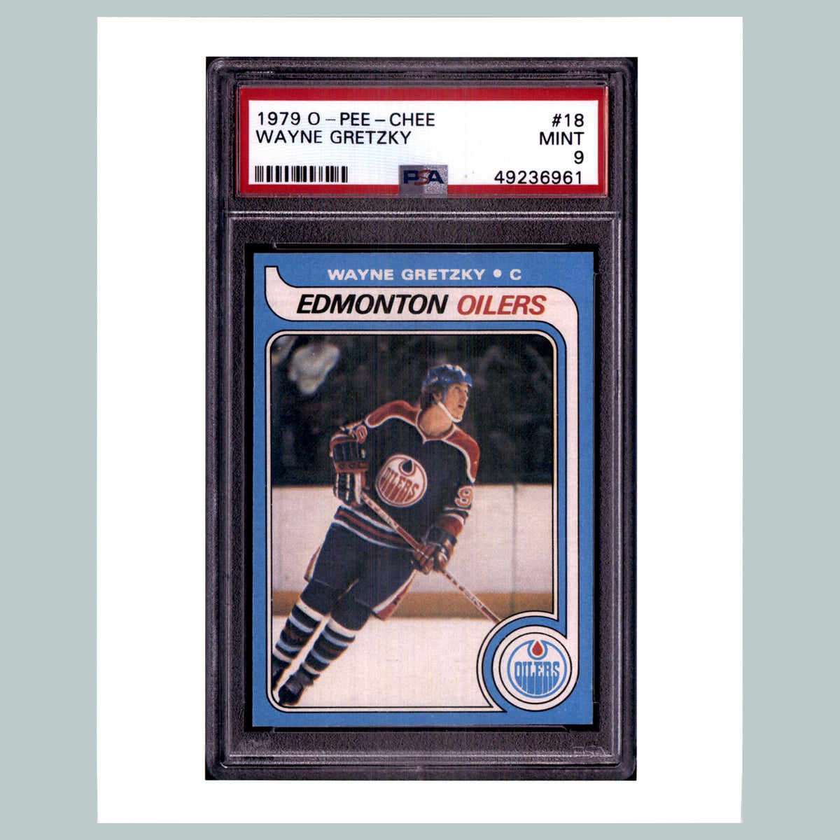 0447 P -8X10 Wayne Gretzky 1979 O-Pee-Chee Rookie Glossy Photo Fast Shipping MS