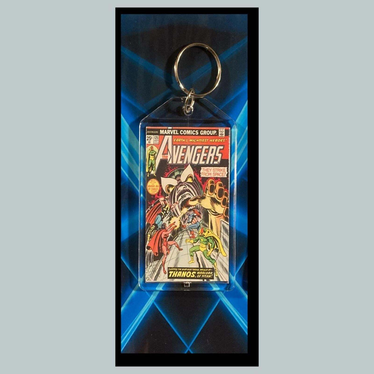 3394 Spider Man Sept 1971 Classic 100th Anniversay Custom Keychain