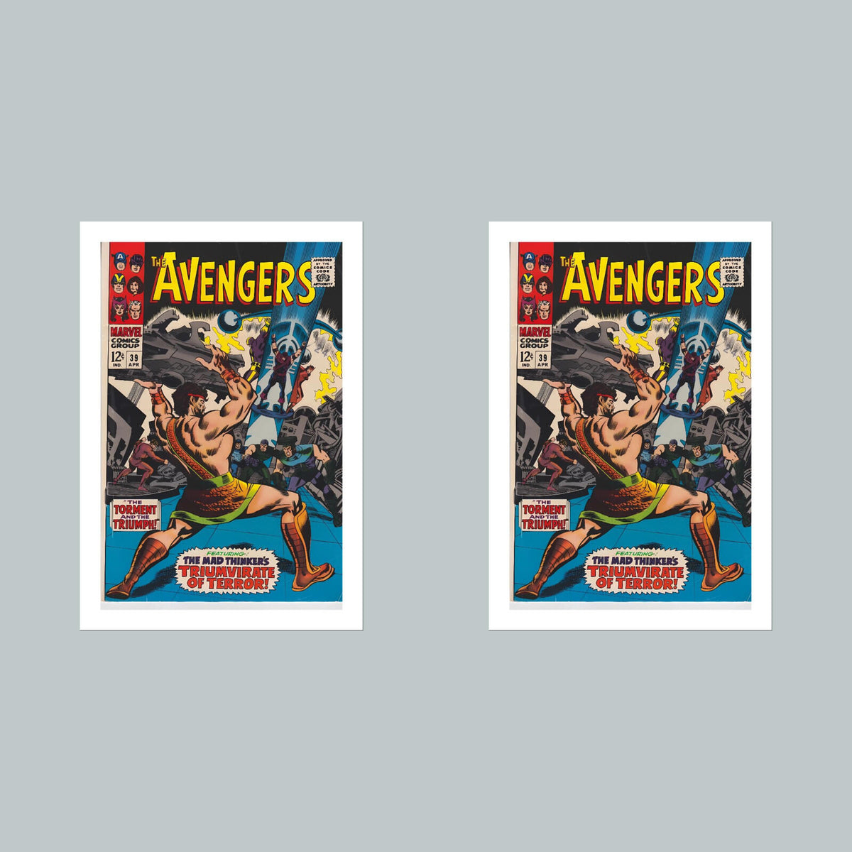 1831 The Avengers 8x10 Glossy Photo Comic Book Cover Fast-Secure Shipping