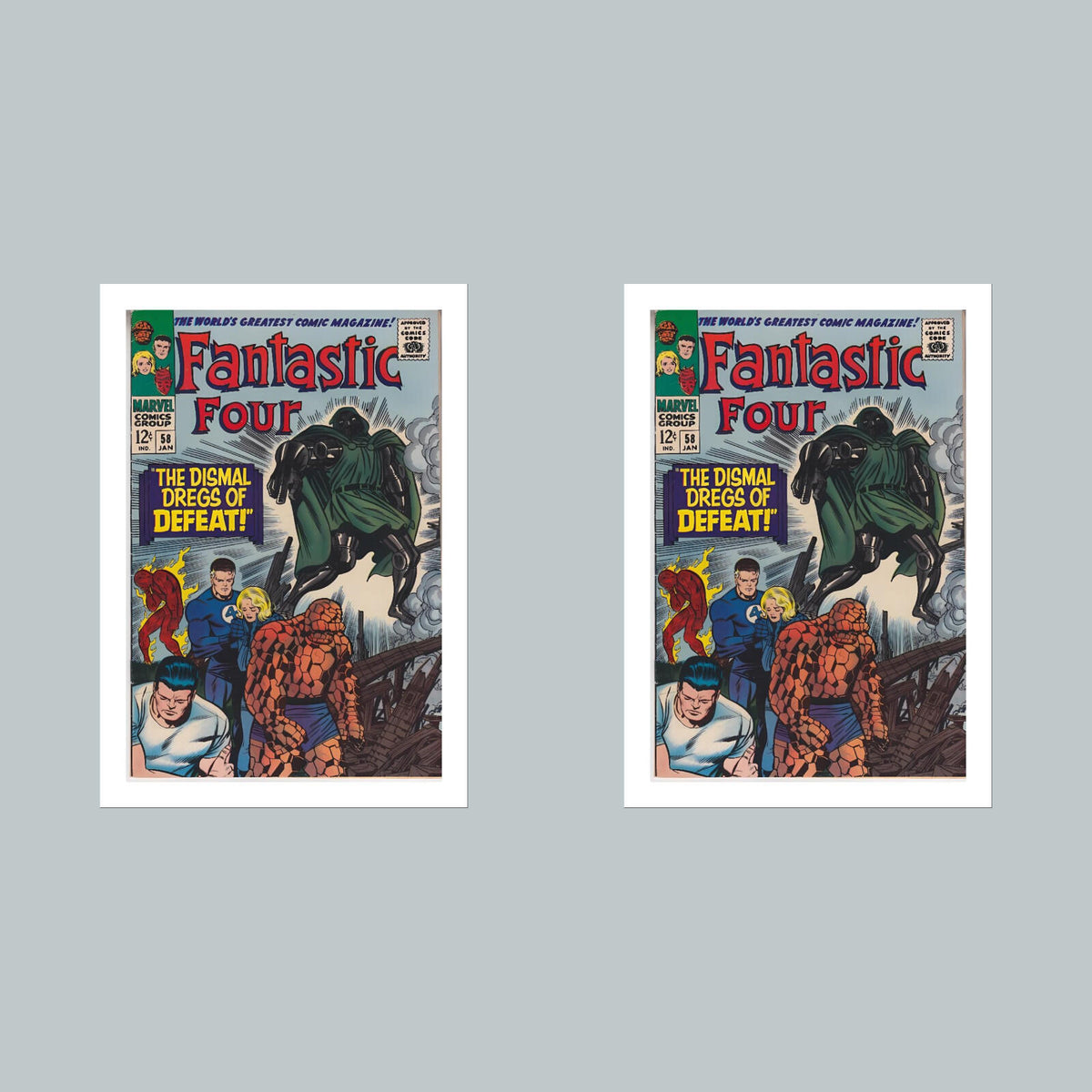 2133 Fantastic Four 8x10 Glossy Photo Comic Book Cover Fast-Secure Shipping