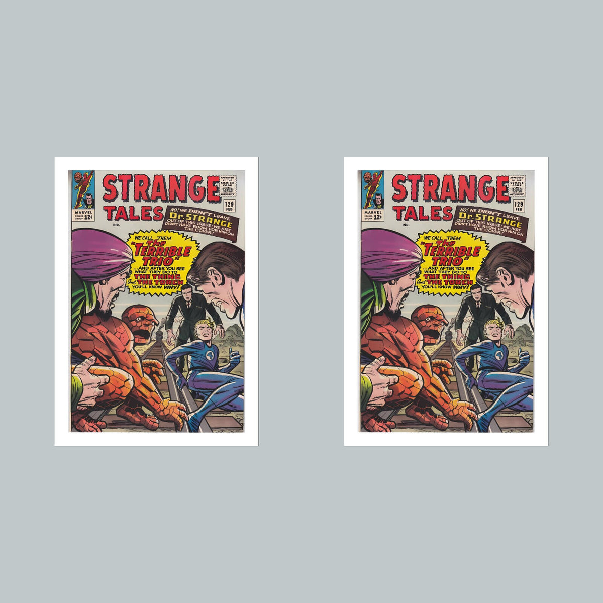 2524 Strange Tales 8x10 Glossy Photo Comic Book CoverFast-Secure Shipping