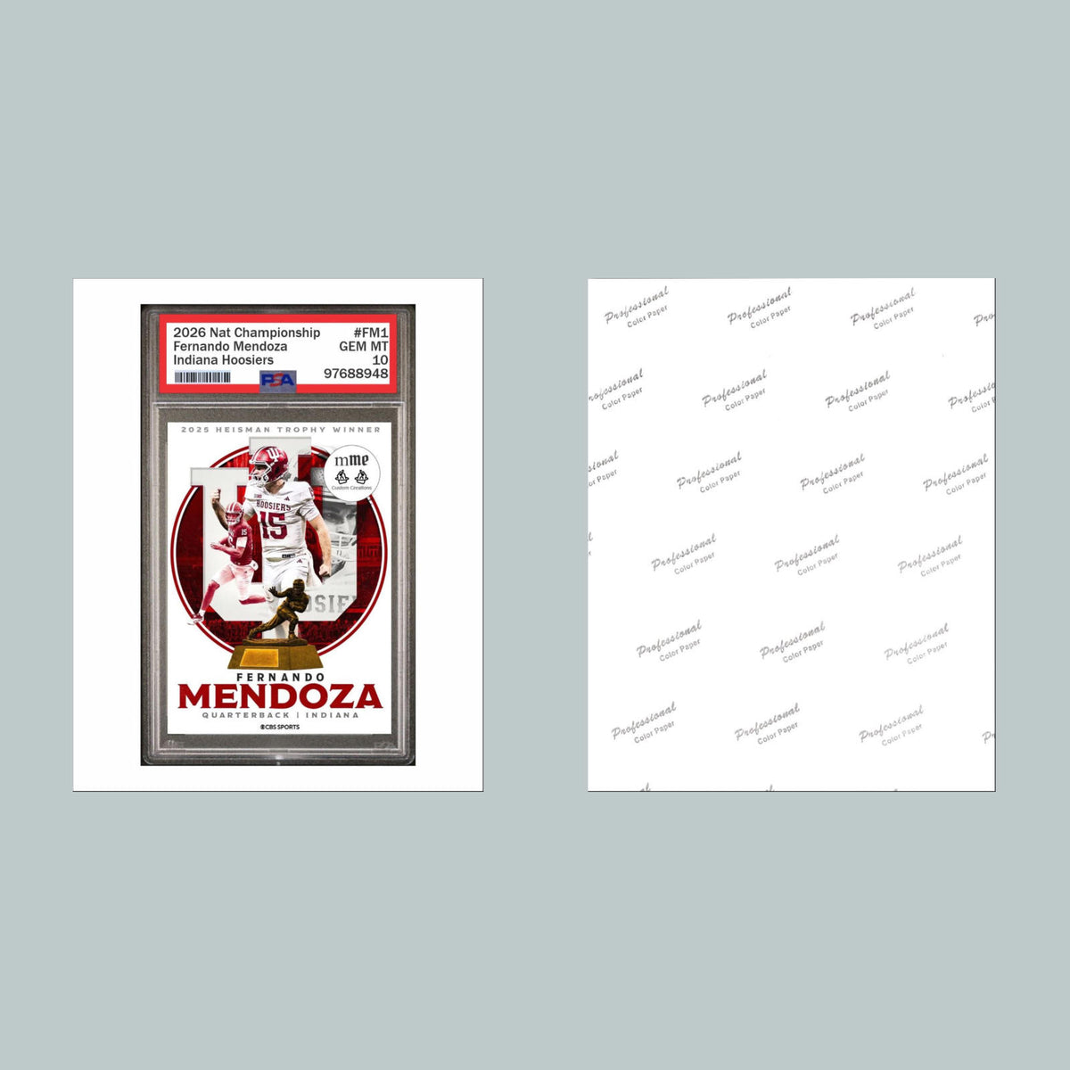 1109 P- 8X10 Fernando Mendoza 8x10 Glossy Photo - Fast-Secure Shipping FBL