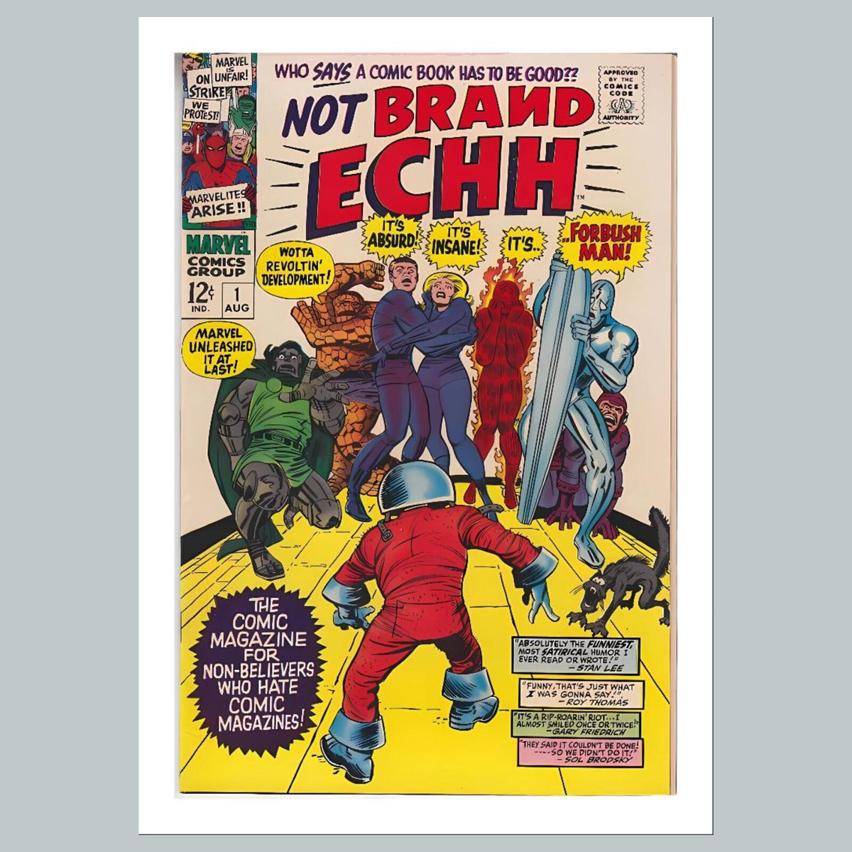 2222 Not Brand Echh 8x10 Glossy Photo Comic Book Cover Fast-Secure Ship