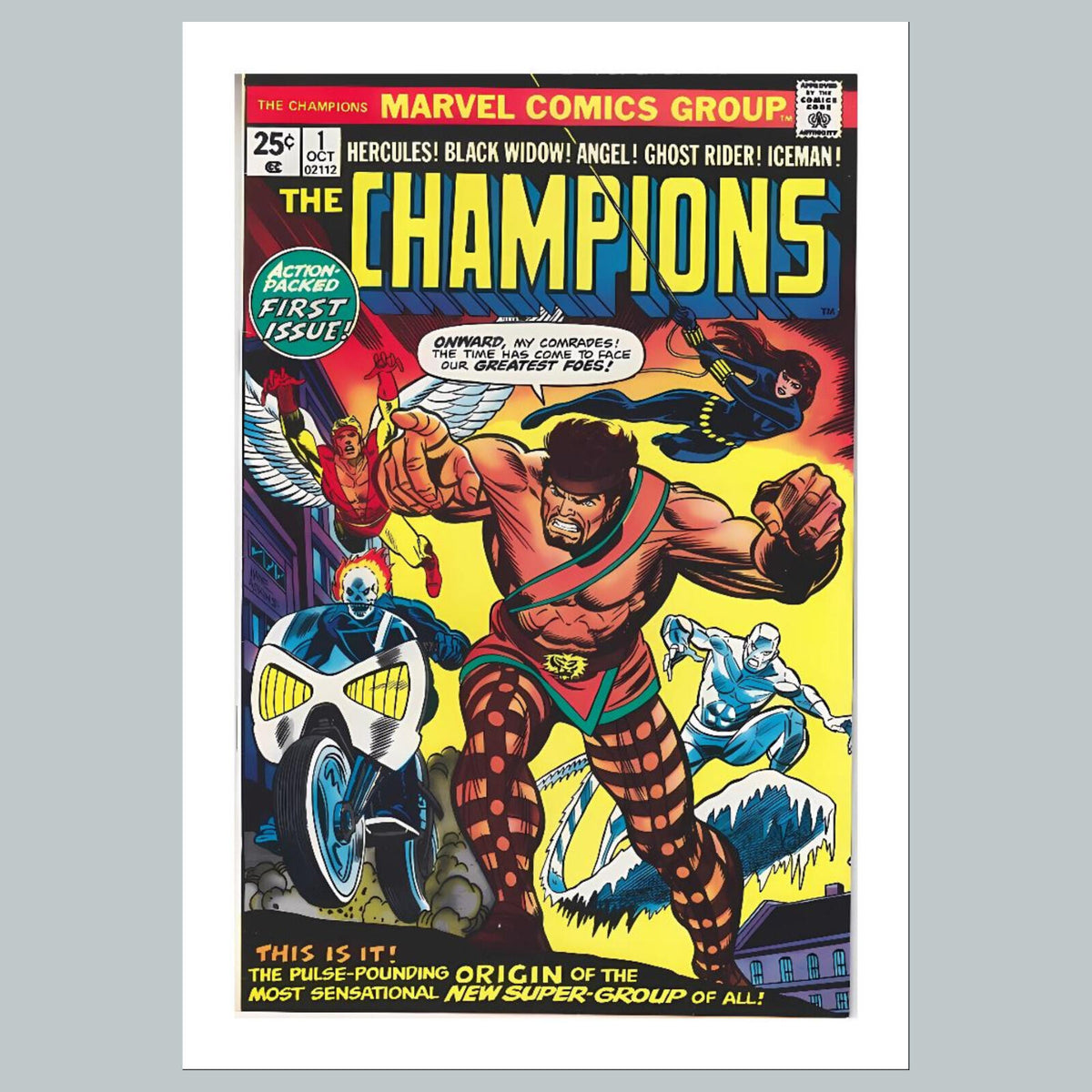 1908 Captain Marvel 8x10 Glossy Photo Comic Book Cover Fast-Secure Shipping