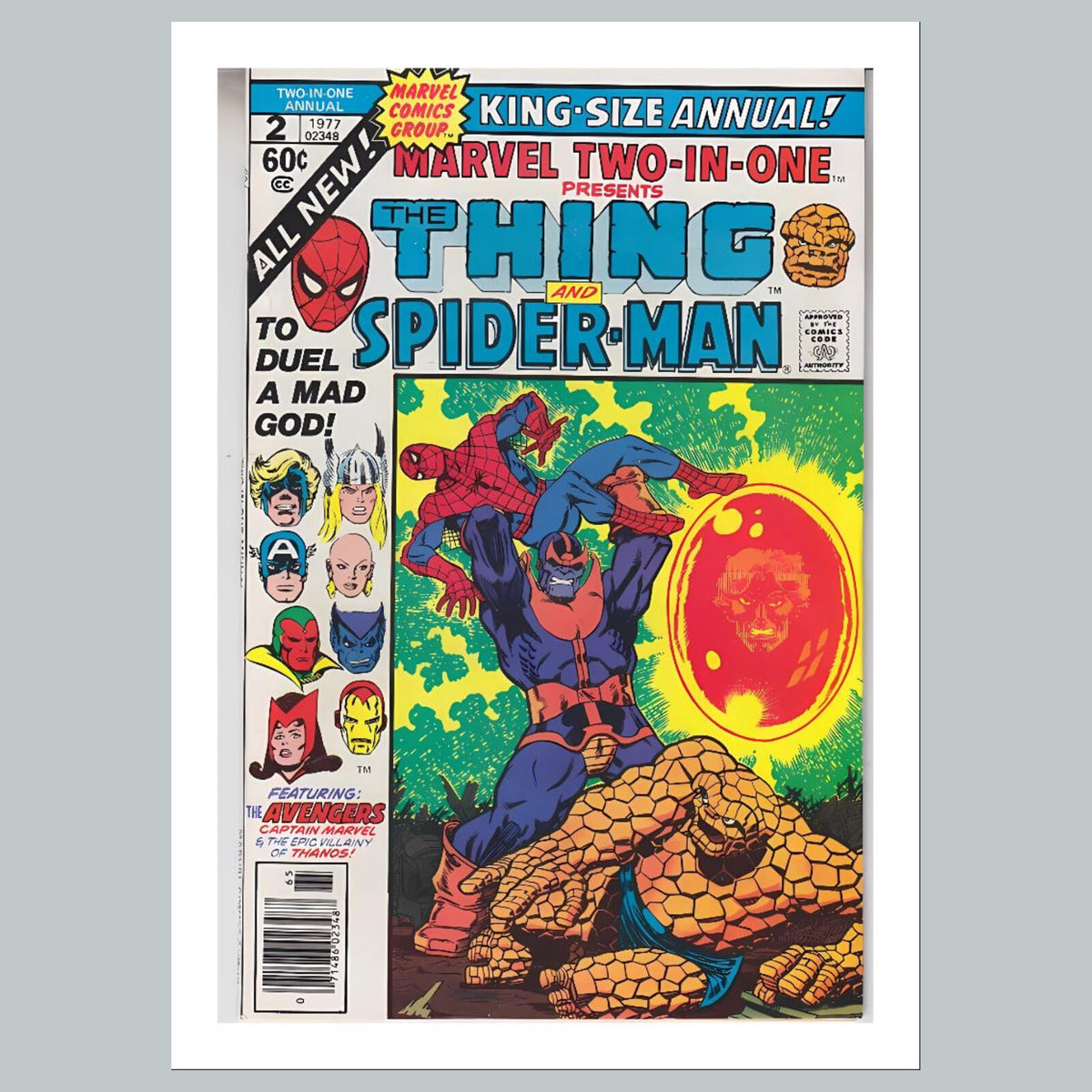 2194 Thing 8x10 Glossy Photo Comic Book Cover Fast-Secure Shipping