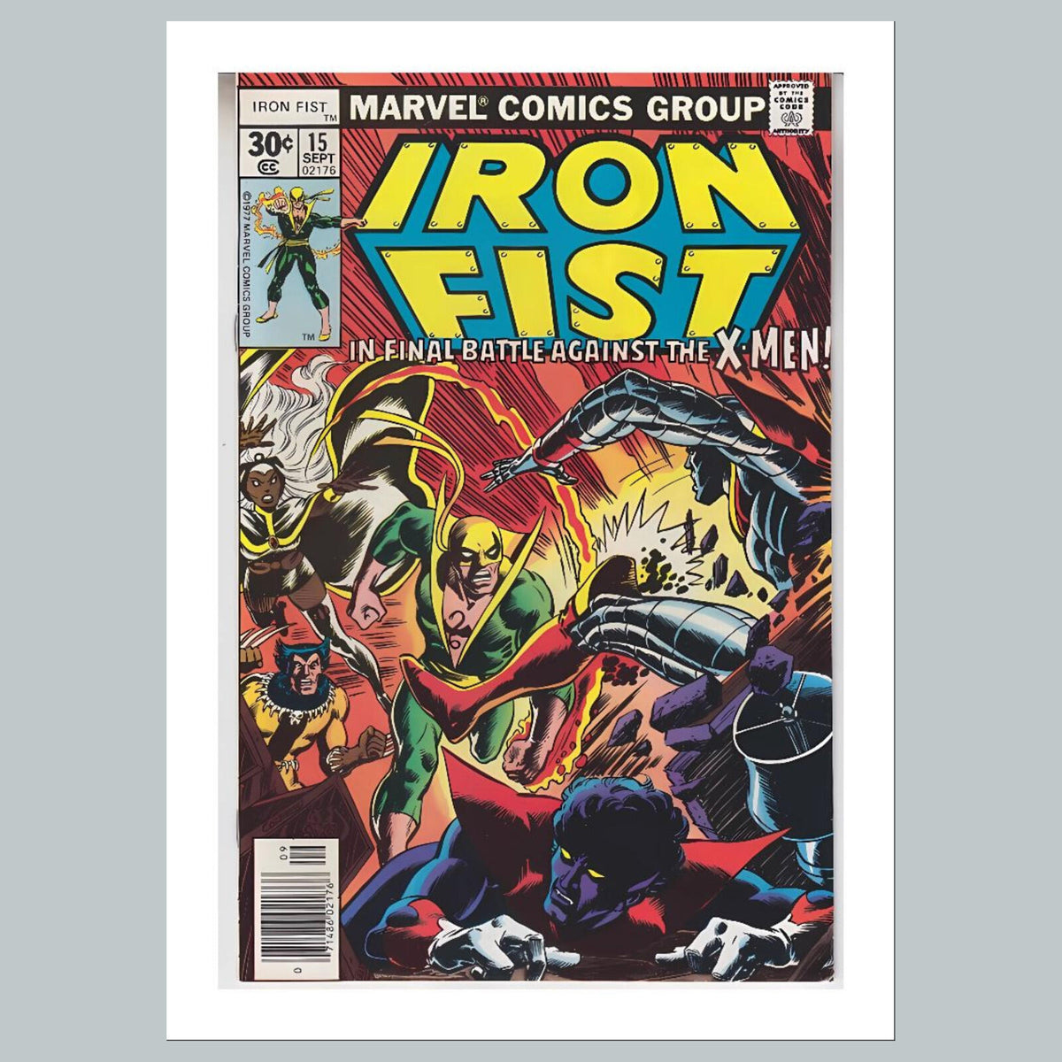2100 Iron Fist 8x10 Glossy Photo Comic Book Cover Fast-Secure Shipping