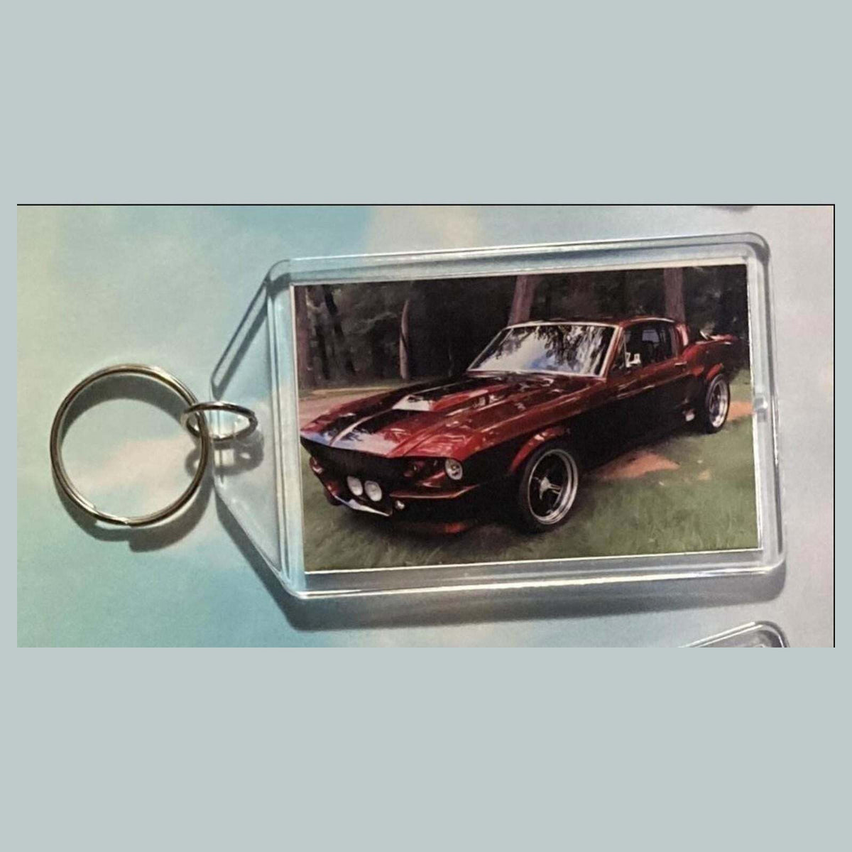 3559 1967 Ford Mustang Shelby GT500 Keychain |Vintage Automobile Photo Keychain MSC KYC