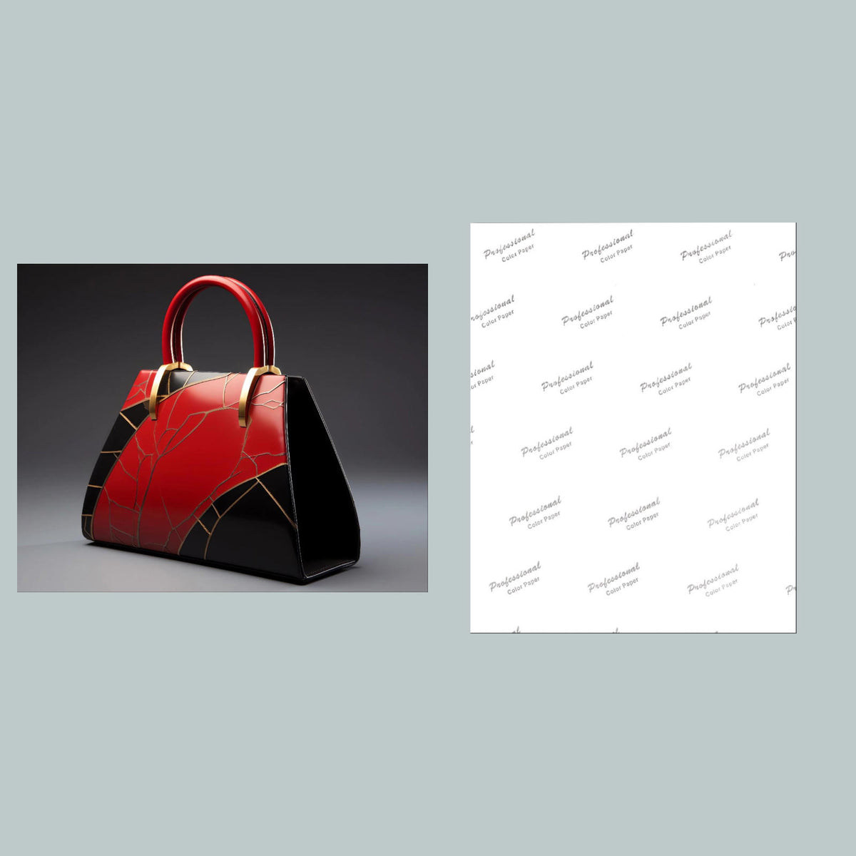 0894 8x10 Glossy Photo Kintsugi Red Bag - Fast-Secure Shipping MS