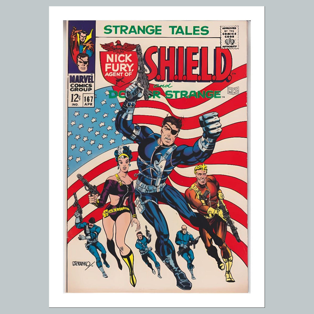 2567 Strange Tales 8x10 Glossy Photo Comic Book CoverFast-Secure Shipping