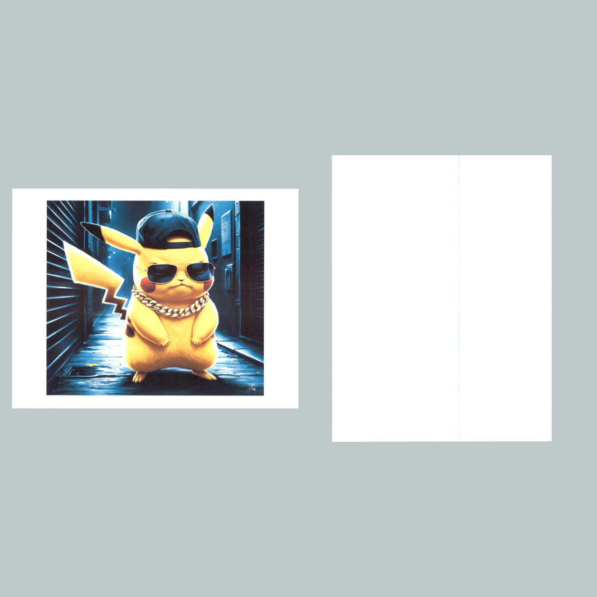 0390 P -8X10 Pokemon Pikachu Bad Boy Rapper Glossy Photo Fast-Secure Shipping MS