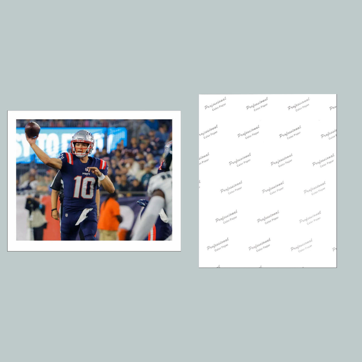 1023 8X10 Drake Maye 8x10 Glossy Photo - Fast-Secure Shipping FBL