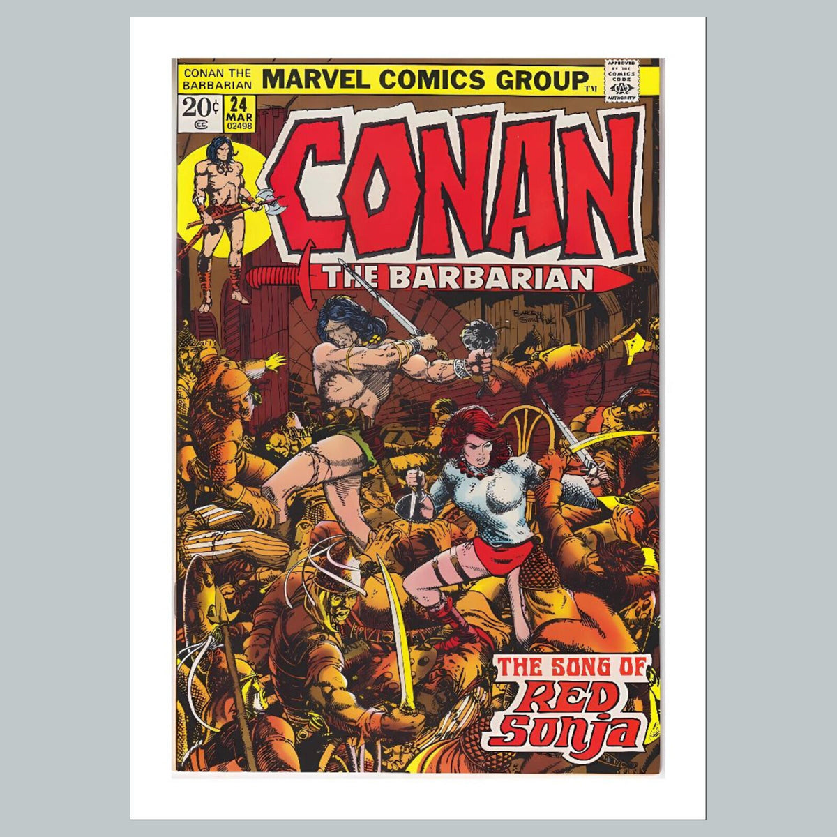 1912 Conan 8x10 Glossy Photo Comic Book Cover Fast-Secure Shipping