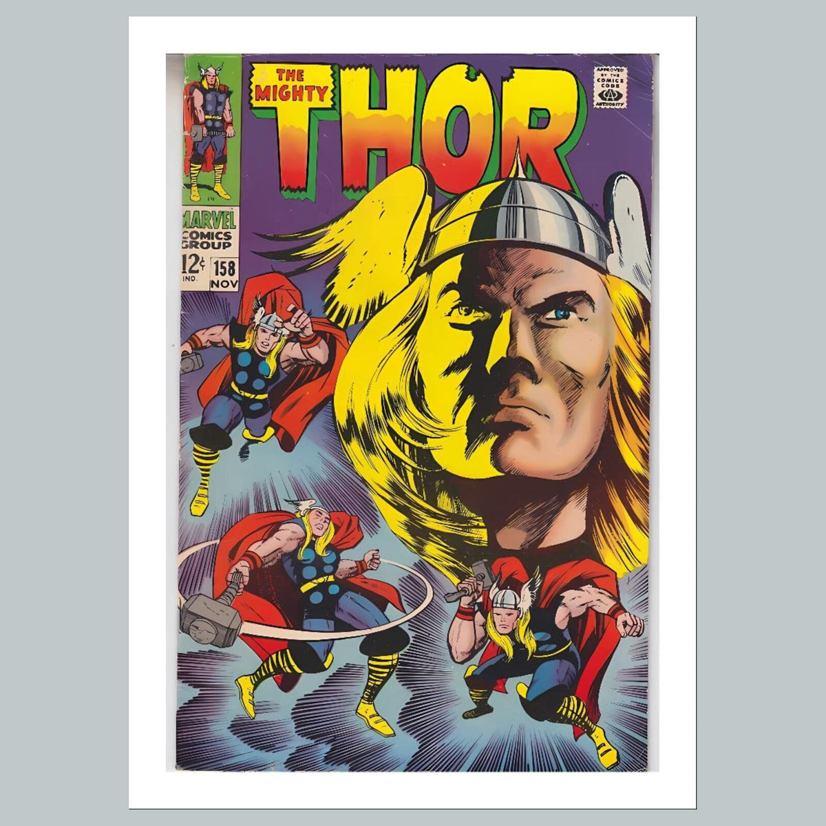 2570 Thor 8x10 Glossy Photo Comic Book CoverFast-Secure Shipping